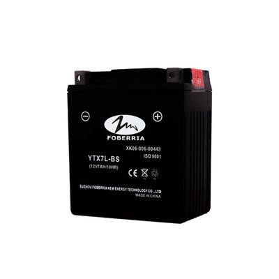 Motorcycle Battery  YTX7L Lead Acid Dry Battery 12V7ah Lightest Motorcycle Battery