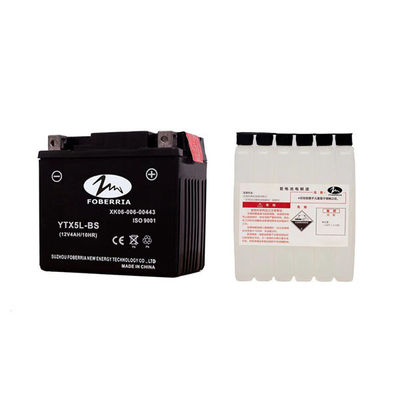 high performance YTX5L-BS Motorcycle Lead acid Battery 12V most powerful motorcycle battery