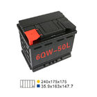 6 Qw 50L Agm Lead Acid Car Start And Stop Battery 45AH 20HR For Automotive