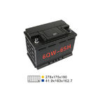 640A 74AH 6 Qw 65H Lead Acid Stop Start Car Battery Rechargeable 274*175*190mm