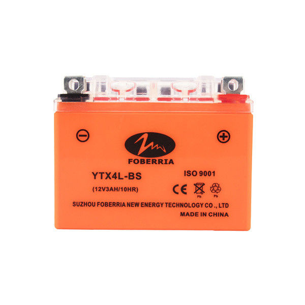12V 3ah AGM Rechargeable Motorcycle Lead Acid Battery OEM ODM