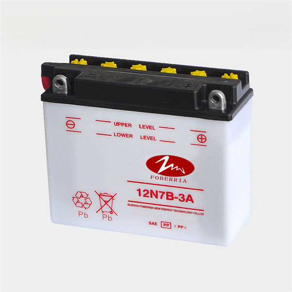 Foberria 12 Volt 7 Amp Dry Charged Motorcycle Battery 12N7B3A