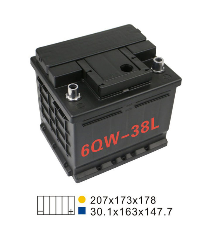 SMF 330A 12V Lead Acid Car Battery 12V36AH 6 Qw 38L Car Starter Battery
