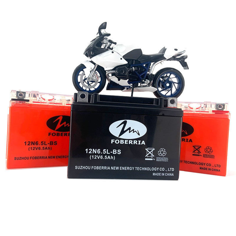 Lightweight Motorcycle Lead Acid Battery High Capacity 12V 6.5Ah For Snowmobile