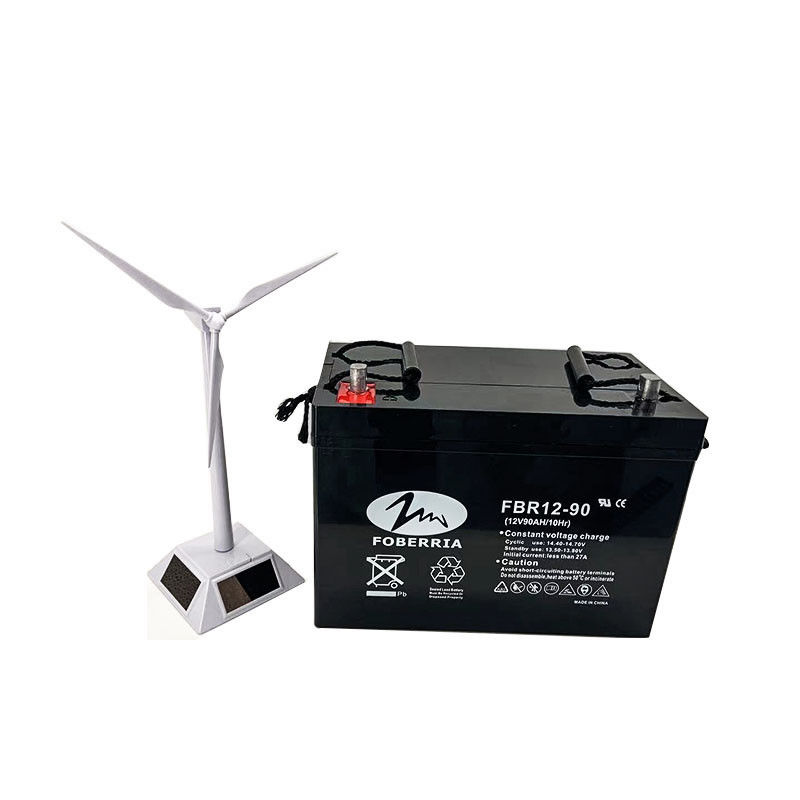 FOBERRIA Maintenance Free UPS Deep Cycle Battery For Solar 175mm Agm 12v 90ah