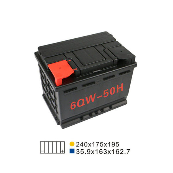 50AH 20HR 6 Qw 50H Lead Acid Car Start Stop Battery Maintenance Free Automotive Battery
