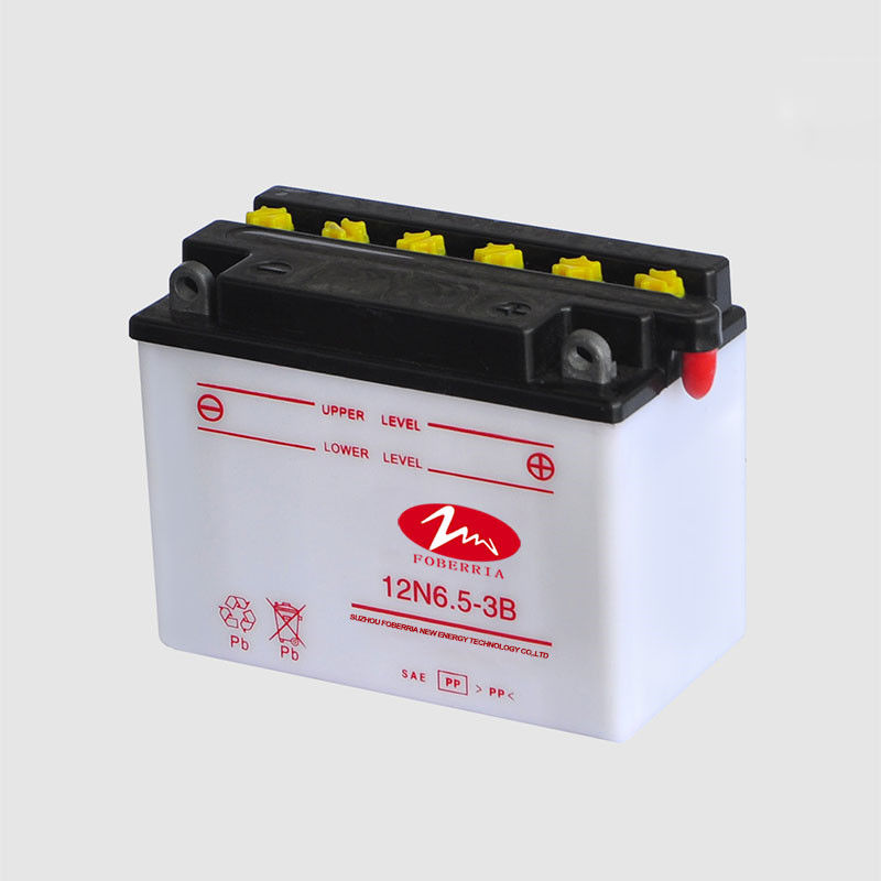 12 Volt 6.5Ah Lightweight Motorcycle Battery Dry Charged