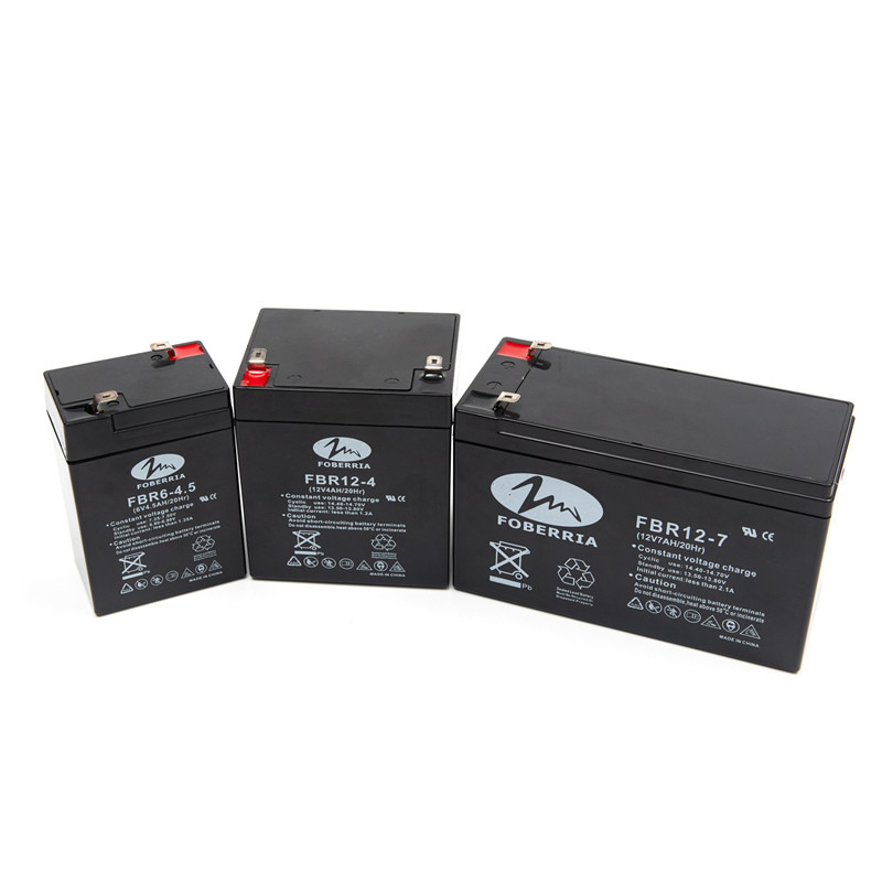 Black Lead Acid Ups Battery 6v 12v Series Rechargeable