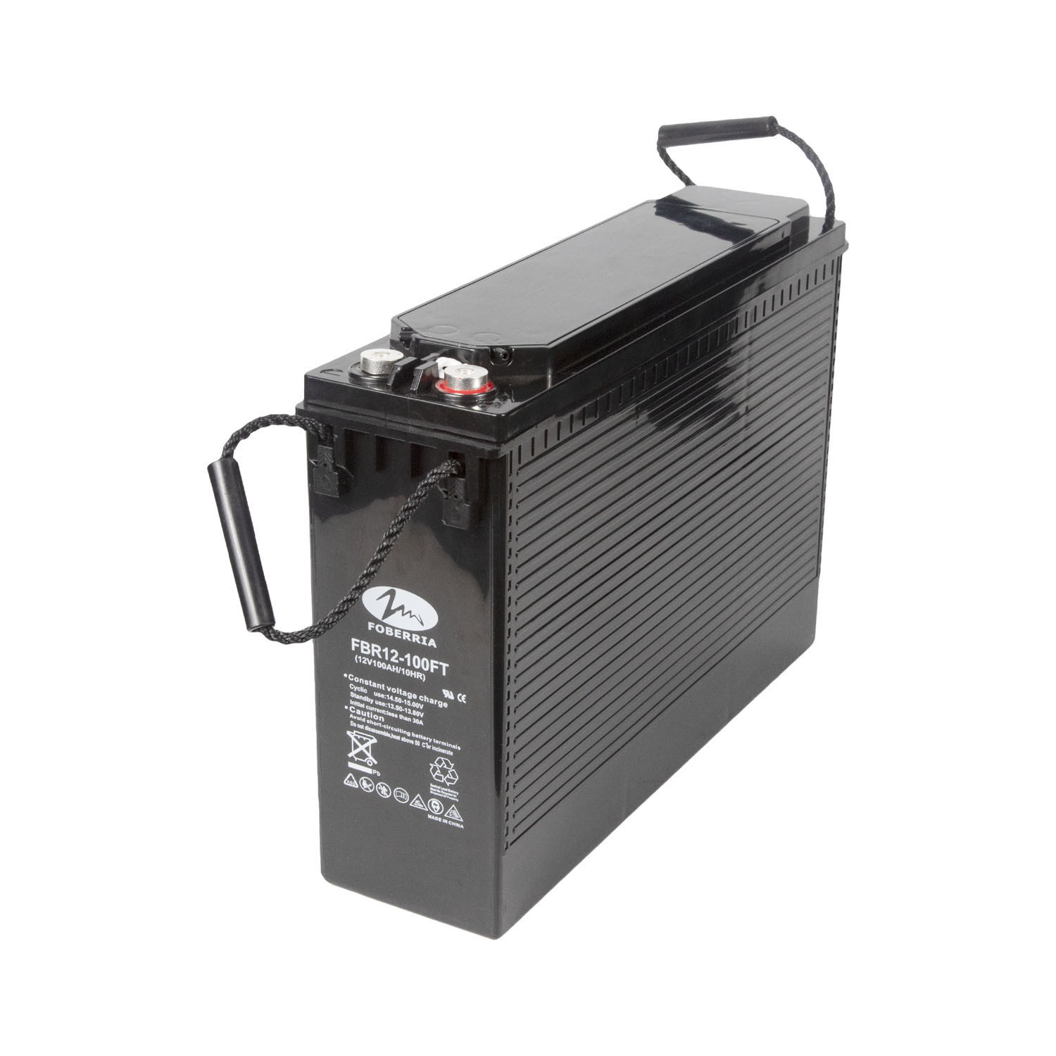 224mm Sealed Front Terminal Agm Battery 12v 100ah Deep Cycle Battery