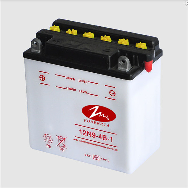 Hot Sale 12n9 Dry Charge Motorcycle Lead Acid Battery Maintenance Free Battery
