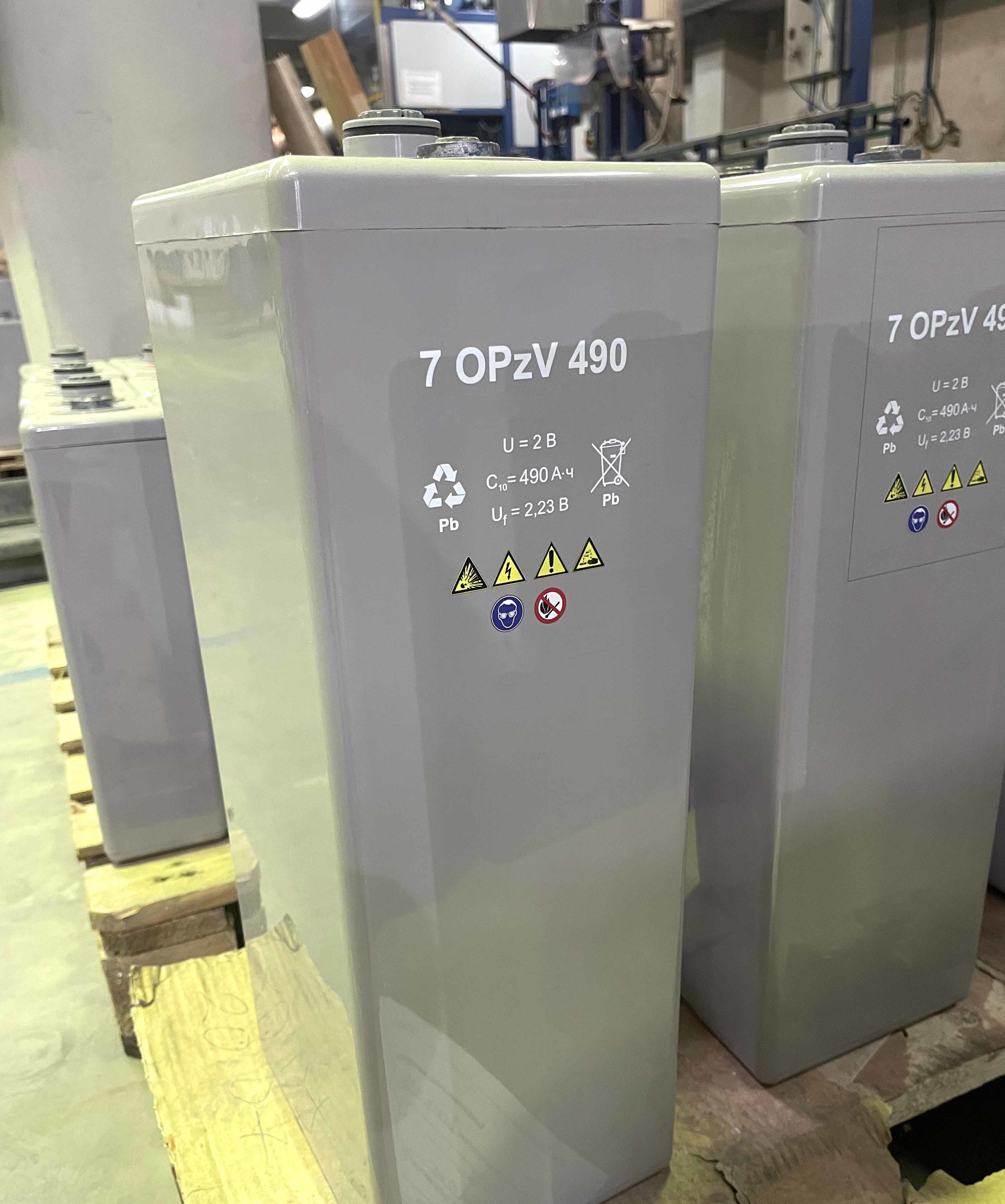 OPzV Tubular Lead Acid Battery Solar Gel Batteries 7Volts 490Ah
