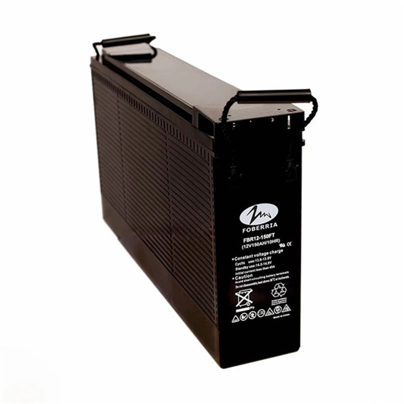Solar 12V maintenance free battery Front Terminal Battery 150ah Deep Cycle Lead Acid For UPS